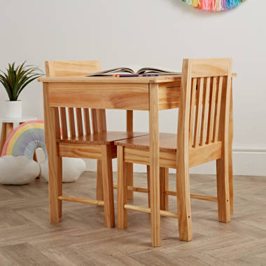 Epping adjustable height kids 3 piece rectangular table hotsell and chair set